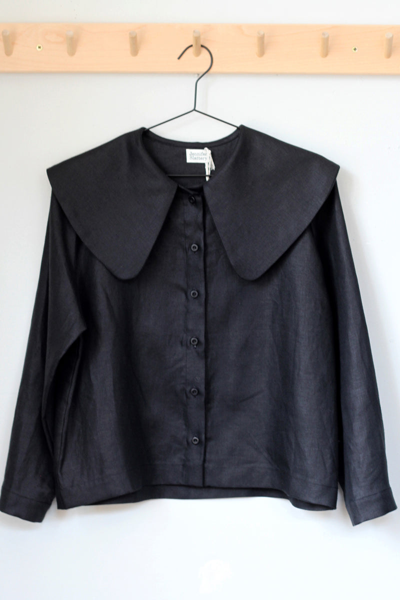 ELLA OVERSIZE COLLAR TOP, Limited Edition