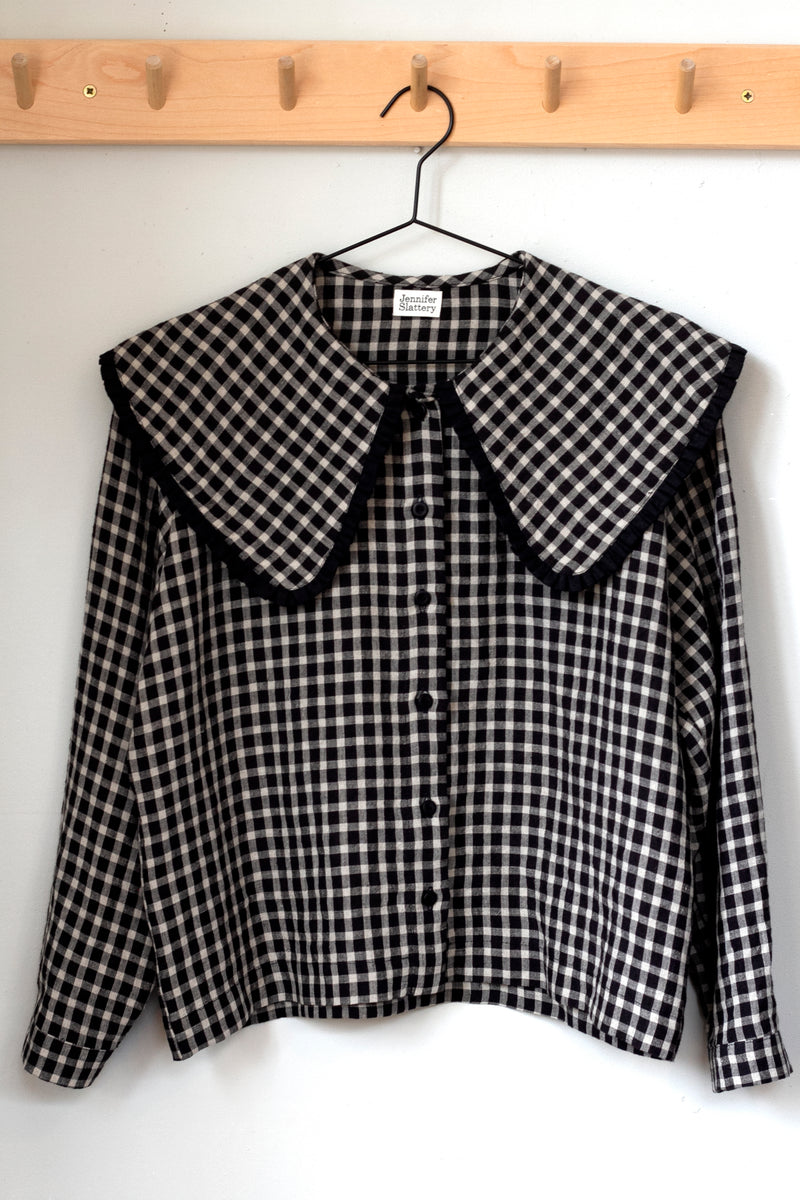 ELLA OVERSIZE COLLAR TOP, Limited Edition