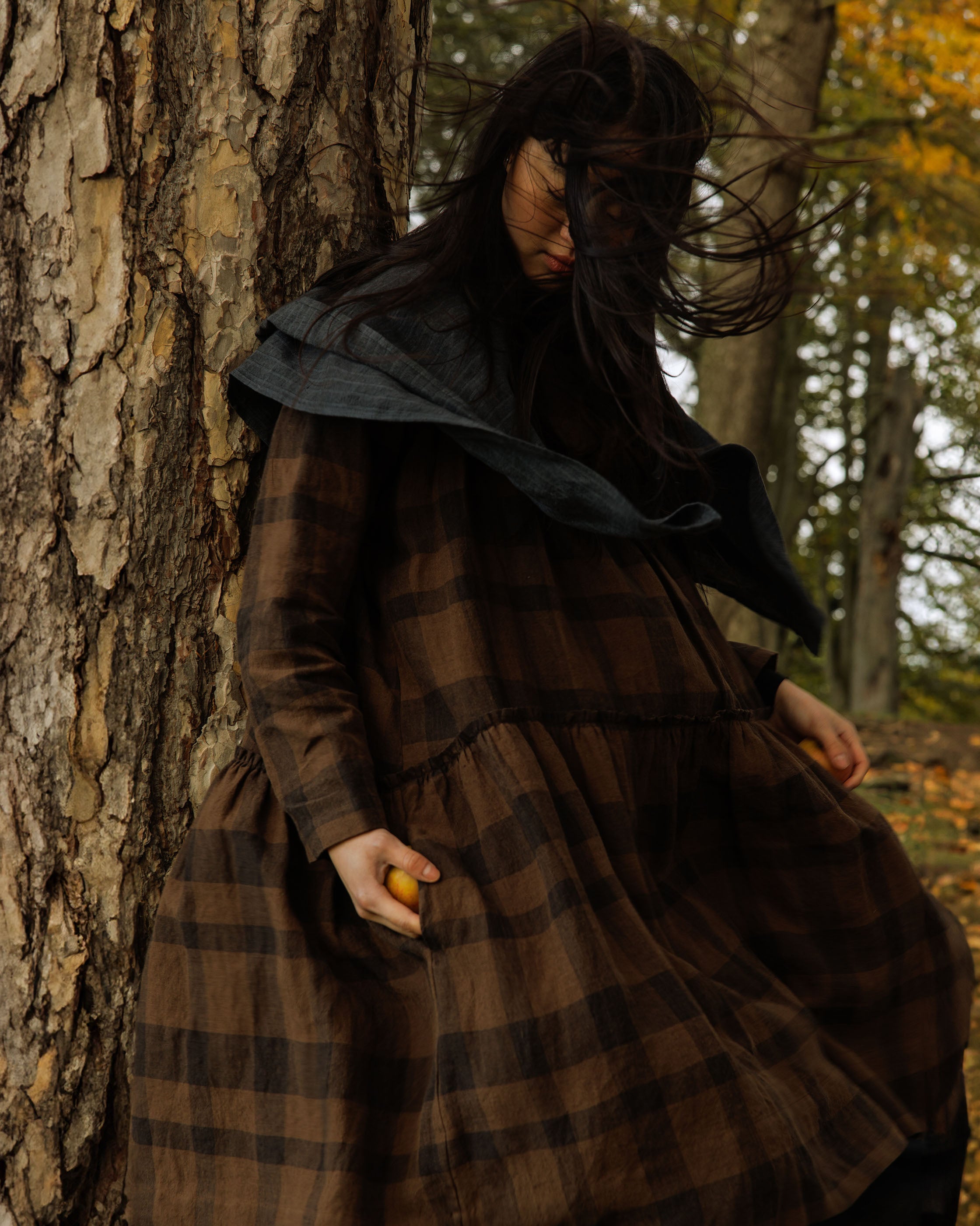 WINNIE DRESS IN LIMITED EDITION PLAID IRISH LINEN – Jennifer