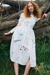 Kate Irish linen dress, limited edition embroidery