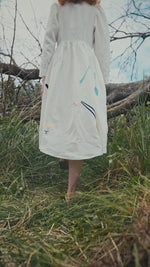 Kate Irish linen dress, limited edition embroidery