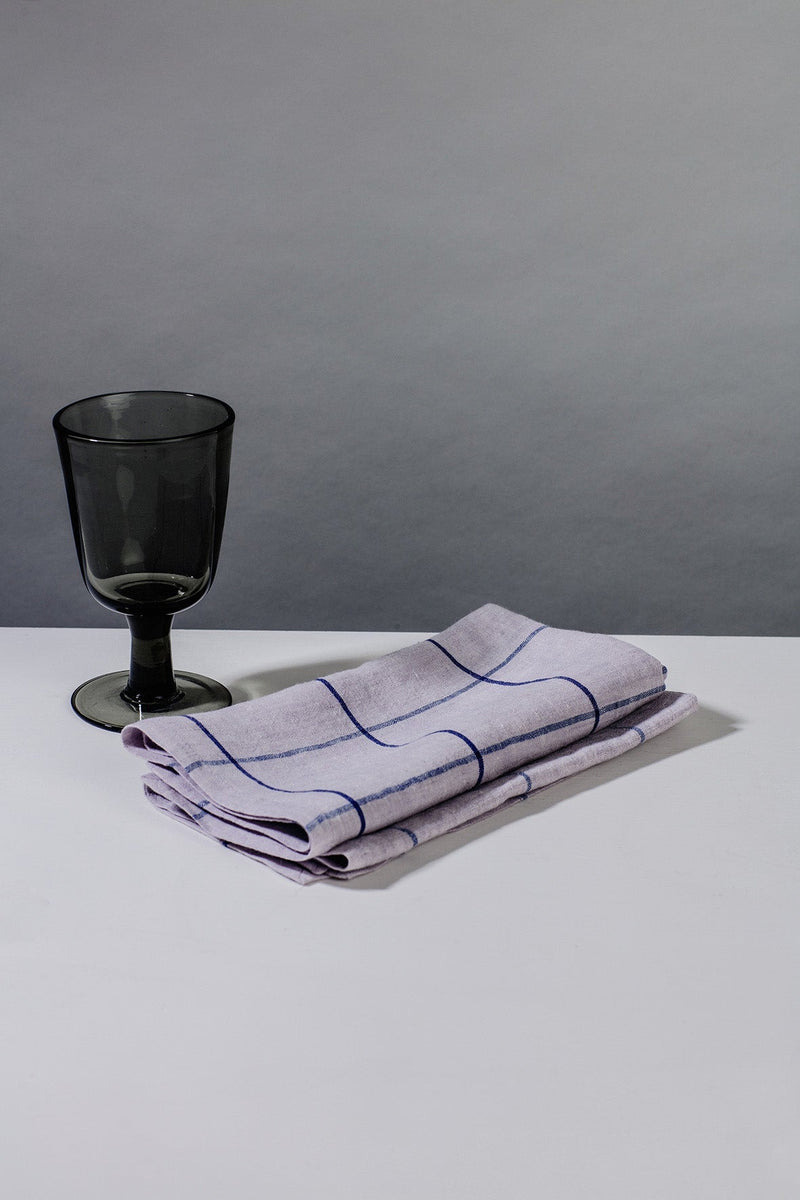 Windowpane Check Irish Linen Table Cloth