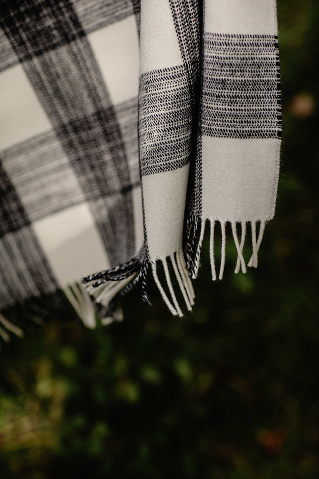 Large Donegal 'Imperfect Check' Blanket