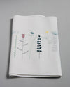 'Irish Wildflower' Embroidered Irish Linen Table Runner spring