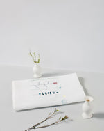 Gift Set 'Irish Wildflower' Irish Linen Table Runner x Napkins Spring